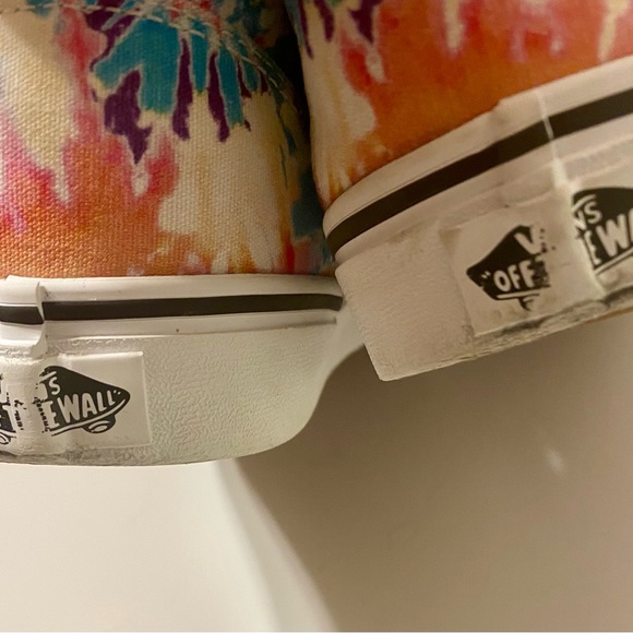 Vans Women's Tie-Dye Sneakers - Blue, Pink, Yellow - Picture 11 of 11
